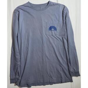 Waters Bluff Shirt Size Medium Long Sleeve Grey Gray Small Town Big Dreams (1)